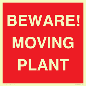 BEWARE! MOVING PLANT